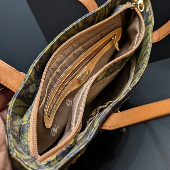 Vincent Van Gogh Paris Small Green/Purple Shoulder bag . - Picture 10 of 16